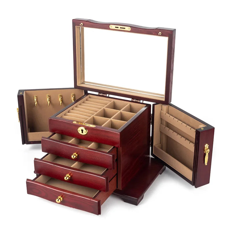 Wooden Jewelry Box Organizer