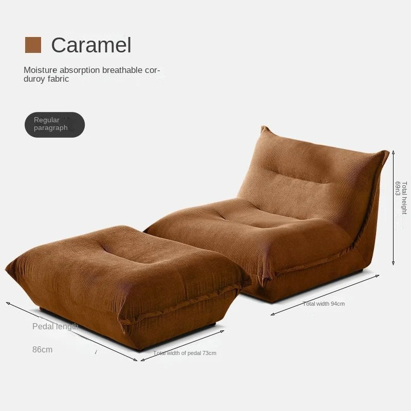 Modern Velvet L-Shaped Sofa Bed – Scandinavian & Moroccan Design